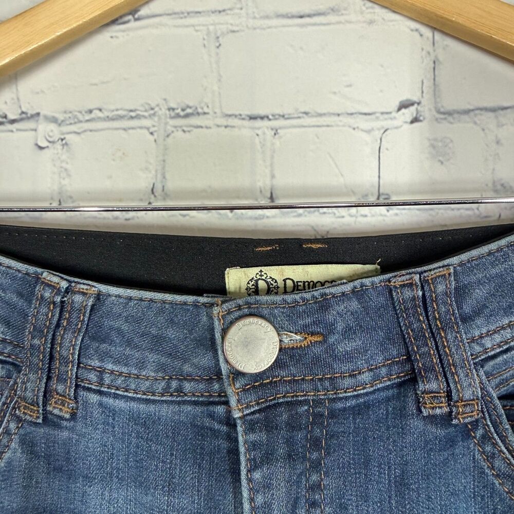Democracy Ab Solution Jeans Womens 8 Dark Wash Skinny Stretch High Rise Denim - Picture 7 of 16